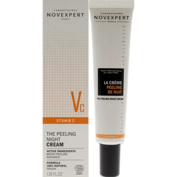The Peeling Night Cream by Novexpert for Unisex - 1.35 oz Cream - Fresh Bloom Skin - Premium Skincare Solutions for Nourished, Hydrated, and Radiant Skin Every Day