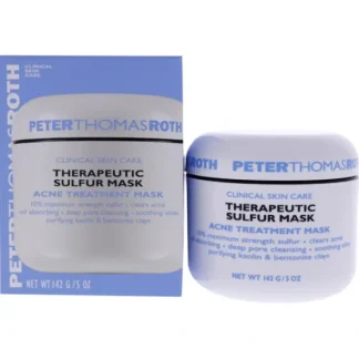 Therapeutic Sulfur Mask by Peter Thomas Roth for Unisex - 5 oz Treatment - Fresh Bloom Skin - Premium Skincare Solutions for Nourished, Hydrated, and Radiant Skin Every Day