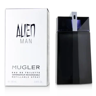 Thierry Mugler (Mugler) Alien Man Eau De Toilette Refillable Spray 100ml/3.4oz - Fresh Bloom Skin - Premium Skincare Solutions for Nourished, Hydrated, and Radiant Skin Every Day