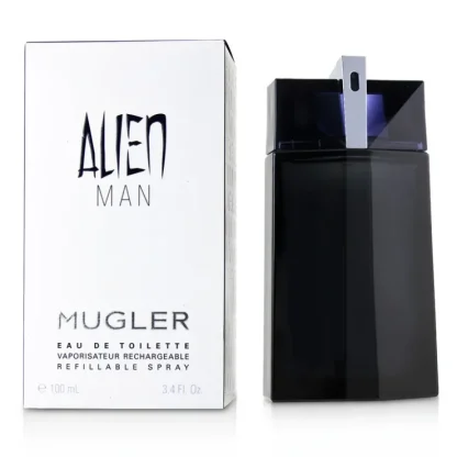 Thierry Mugler (Mugler) Alien Man Eau De Toilette Refillable Spray 100ml/3.4oz - Fresh Bloom Skin - Premium Skincare Solutions for Nourished, Hydrated, and Radiant Skin Every Day