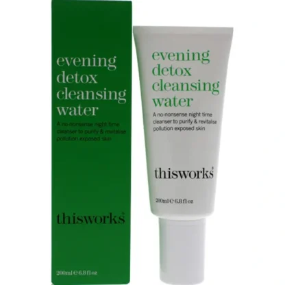 ThisWorks Evening Detox Cleansing Water by ThisWorks for Unisex - 6.8 oz Cleanser - Fresh Bloom Skin - Premium Skincare Solutions for Nourished, Hydrated, and Radiant Skin Every Day