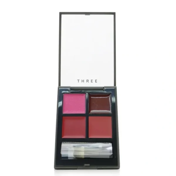 THREE Peak Performance Lip Quad (Limited Edition) - # X02 Don't Stop Moving 6g/0.21oz - Fresh Bloom Skin - Premium Skincare Solutions for Nourished, Hydrated, and Radiant Skin Every Day