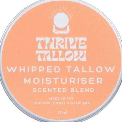 Thrive Tallow Whipped Tallow Moisturiser Scented 70ml - Fresh Bloom Skin - Premium Skincare Solutions for Nourished, Hydrated, and Radiant Skin Every Day