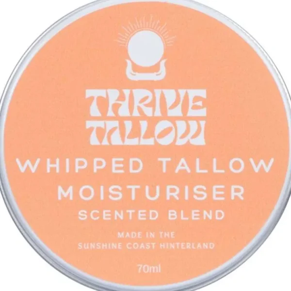 Thrive Tallow Whipped Tallow Moisturiser Scented 70ml - Fresh Bloom Skin - Premium Skincare Solutions for Nourished, Hydrated, and Radiant Skin Every Day