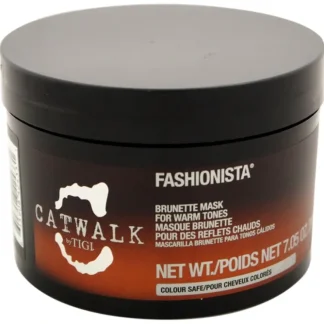 TIGI Catwalk Fashionista Brunette Mask For Warm Tones by TIGI for Unisex - 7.05 oz Mask - Fresh Bloom Skin - Premium Skincare Solutions for Nourished, Hydrated, and Radiant Skin Every Day