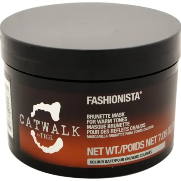 TIGI Catwalk Fashionista Brunette Mask For Warm Tones by TIGI for Unisex - 7.05 oz Mask - Fresh Bloom Skin - Premium Skincare Solutions for Nourished, Hydrated, and Radiant Skin Every Day