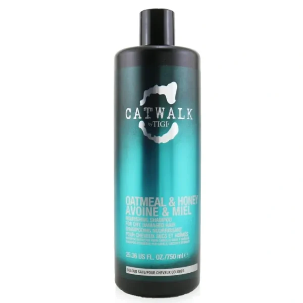 Tigi Catwalk Oatmeal & Honey Nourishing Shampoo - For Dry, Damaged Hair (Cap) 750ml/25.36oz - Fresh Bloom Skin - Premium Skincare Solutions for Nourished, Hydrated, and Radiant Skin Every Day