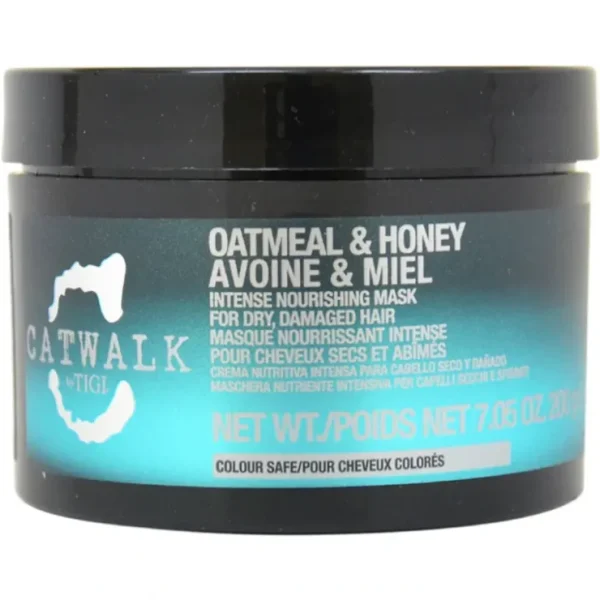 TIGI Catwalk Oatmeal Honey Intense Nourishing Mask by TIGI for Unisex - 7.05 oz Mask - Fresh Bloom Skin - Premium Skincare Solutions for Nourished, Hydrated, and Radiant Skin Every Day