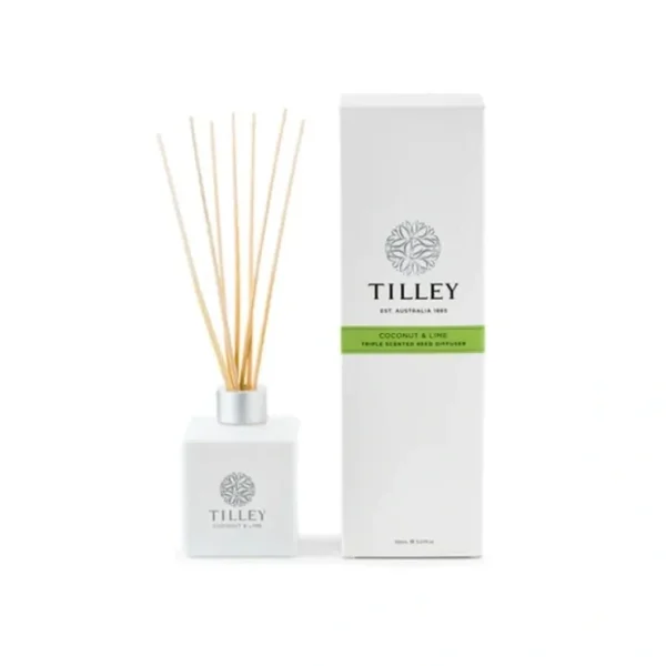 TILLEY TILLEY -Coconut & Lime Aromatic Reed Diffuser 150ml Fixed size - Fresh Bloom Skin - Premium Skincare Solutions for Nourished, Hydrated, and Radiant Skin Every Day