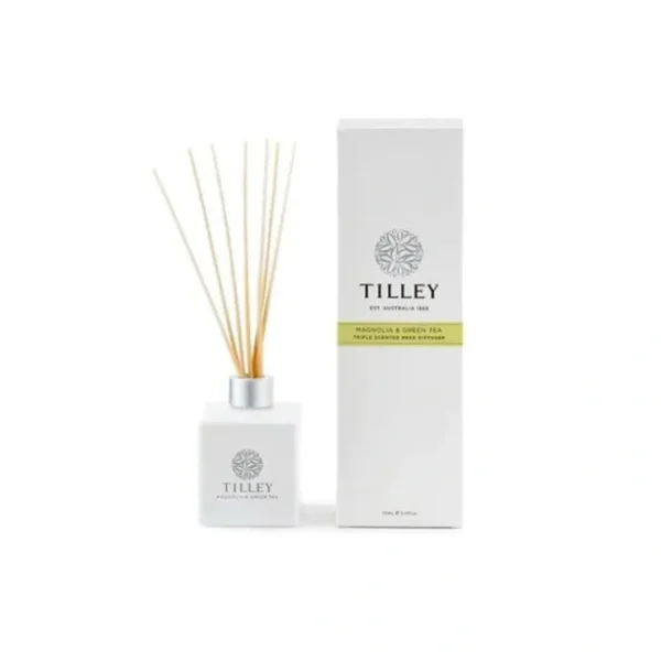 TILLEY TILLEY -Magnolia & Green Tea Aromatic Reed Diffuser 150ml Fixed size - Fresh Bloom Skin - Premium Skincare Solutions for Nourished, Hydrated, and Radiant Skin Every Day