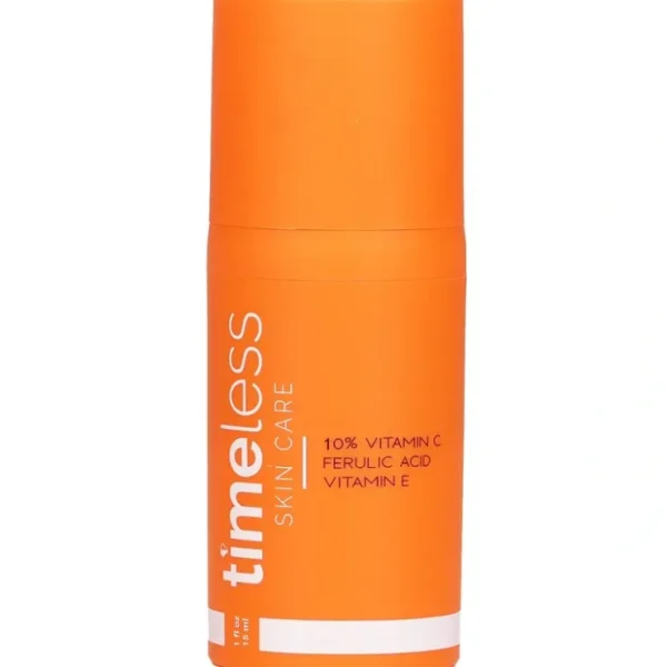 Timeless Skin Care 10% Vitamin C Serum + Vitamin E + Ferulic Acid 15ml/0.5oz - Fresh Bloom Skin - Premium Skincare Solutions for Nourished, Hydrated, and Radiant Skin Every Day