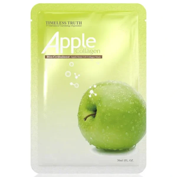 Timeless Truth Apple Stem Cell Collagen Mask - Bio Cellulose Face Mask (Single Mask) 30ml - Fresh Bloom Skin - Premium Skincare Solutions for Nourished, Hydrated, and Radiant Skin Every Day