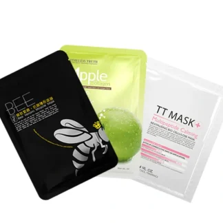 Timeless Truth Multi Miracle Glow Facial Mask Set (3 X Luxury Facial Sheet Masks) 3 Masks - Fresh Bloom Skin - Premium Skincare Solutions for Nourished, Hydrated, and Radiant Skin Every Day