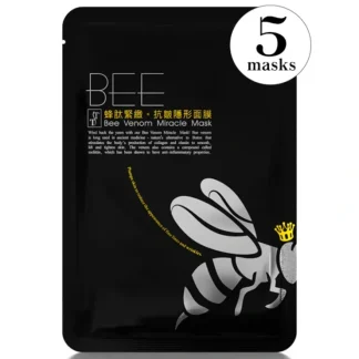 Timeless Truth TT Bee Venom Miracle Facial Sheet Mask (Value Pack of 5 Masks) 5 Masks - Fresh Bloom Skin - Premium Skincare Solutions for Nourished, Hydrated, and Radiant Skin Every Day