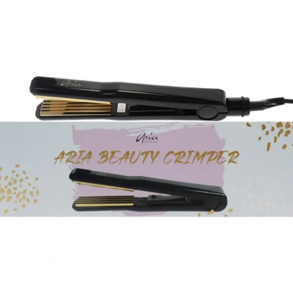 Titanium Texturing Crimper by Aria Beauty for Women - 1 Pc Crimper - Fresh Bloom Skin - Premium Skincare Solutions for Nourished, Hydrated, and Radiant Skin Every Day