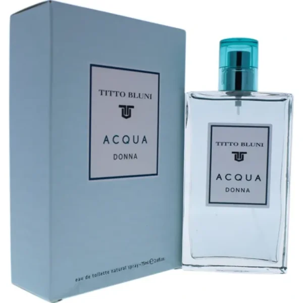 Titto Bluni Acqua Donna by Titto Bluni for Women - 2.6 oz EDT Spray - Fresh Bloom Skin - Premium Skincare Solutions for Nourished, Hydrated, and Radiant Skin Every Day