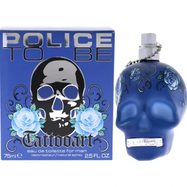 To Be Tattooart by Police for Men - 2.5 oz EDT Spray - Fresh Bloom Skin - Premium Skincare Solutions for Nourished, Hydrated, and Radiant Skin Every Day
