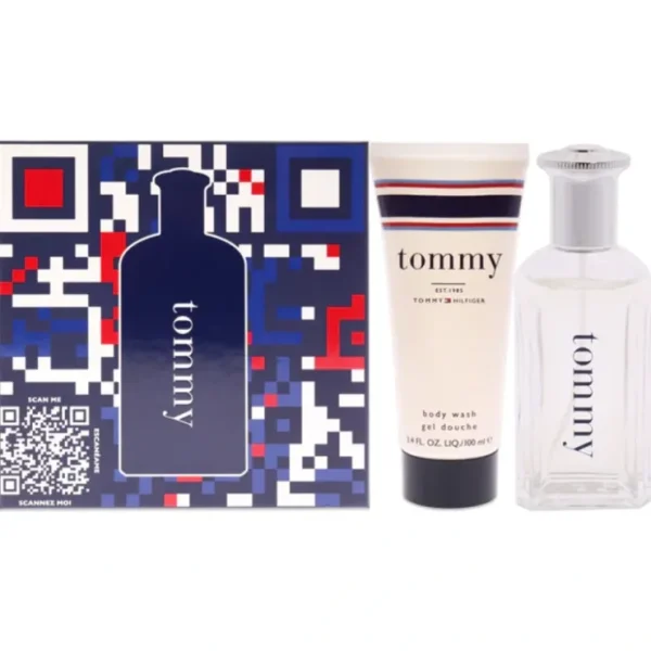 Tommy Hilfiger Tommy by Tommy Hilfiger for Men - 2 pc Gift Set 1.7 oz EDC Spray and 3.4 oz Body Wash - Fresh Bloom Skin - Premium Skincare Solutions for Nourished, Hydrated, and Radiant Skin Every Day