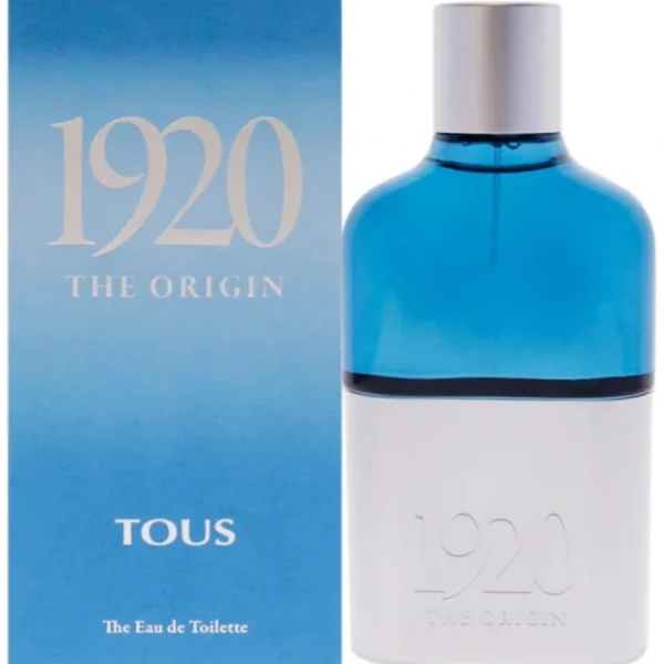 Tous 1920 The Origin by Tous for Men - 3.4 oz EDT Spray - Fresh Bloom Skin - Premium Skincare Solutions for Nourished, Hydrated, and Radiant Skin Every Day