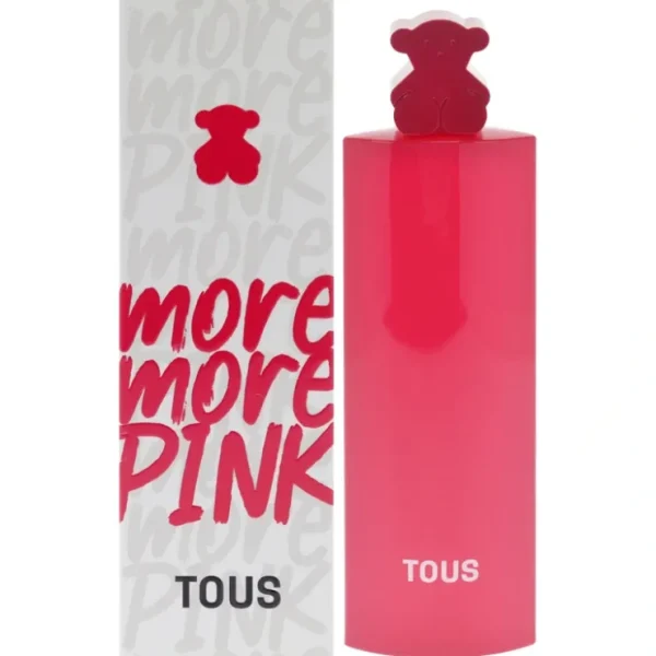 Tous More More Pink by Tous for Women - 3 oz EDT Spray - Fresh Bloom Skin - Premium Skincare Solutions for Nourished, Hydrated, and Radiant Skin Every Day