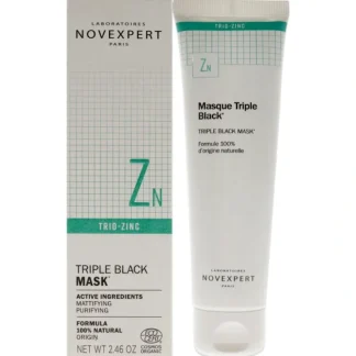 Triple Black Mask by Novexpert for Women - 2.46 oz Mask - Fresh Bloom Skin - Premium Skincare Solutions for Nourished, Hydrated, and Radiant Skin Every Day