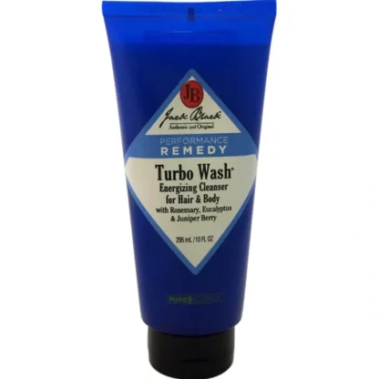 Turbo Wash Energizing Cleanser For Hair And Body by Jack Black for Men - 10 oz Body Wash - Fresh Bloom Skin - Premium Skincare Solutions for Nourished, Hydrated, and Radiant Skin Every Day