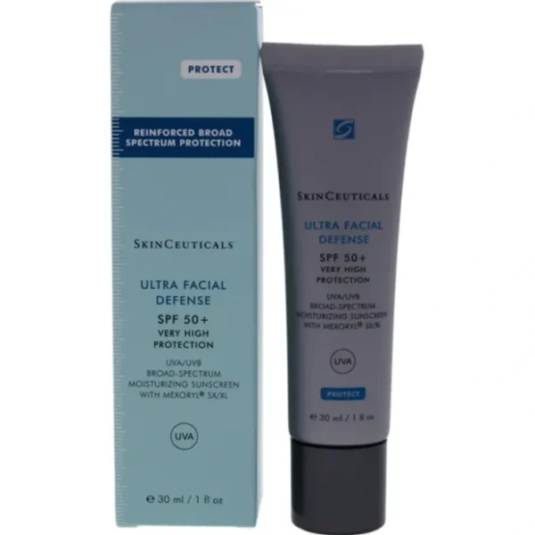 Ultra Facial Defense SPF 50 by SkinCeuticals for Unisex - 1 oz Sunscreen - Fresh Bloom Skin - Premium Skincare Solutions for Nourished, Hydrated, and Radiant Skin Every Day