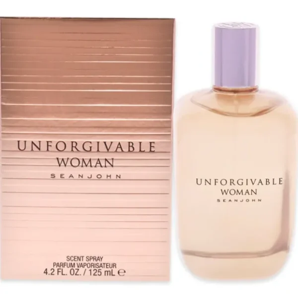 Unforgivable Woman by Sean John for Women - 4.2 oz Scent Spray - Fresh Bloom Skin - Premium Skincare Solutions for Nourished, Hydrated, and Radiant Skin Every Day