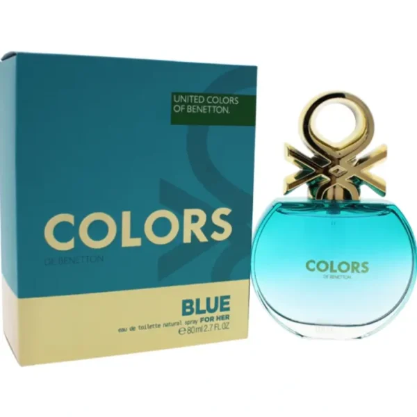 United Colors of Benetton Colors Blue by United Colors of Benetton for Women - 2.7 oz EDT Spray - Fresh Bloom Skin - Premium Skincare Solutions for Nourished, Hydrated, and Radiant Skin Every Day