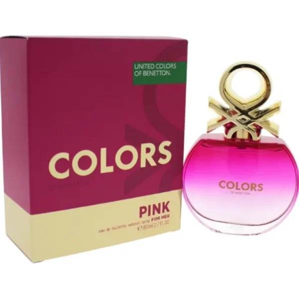 United Colors of Benetton Colors Pink by United Colors of Benetton for Women - 2.7 oz EDT Spray - Fresh Bloom Skin - Premium Skincare Solutions for Nourished, Hydrated, and Radiant Skin Every Day