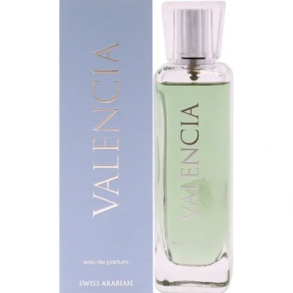 Valencia by Swiss Arabian for Unisex - 3.4 oz EDP Spray - Fresh Bloom Skin - Premium Skincare Solutions for Nourished, Hydrated, and Radiant Skin Every Day