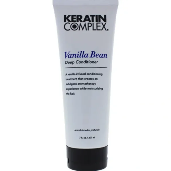 Vanilla Bean Deep Conditioner by Keratin Complex for Unisex - 7 oz Conditioner - Fresh Bloom Skin - Premium Skincare Solutions for Nourished, Hydrated, and Radiant Skin Every Day