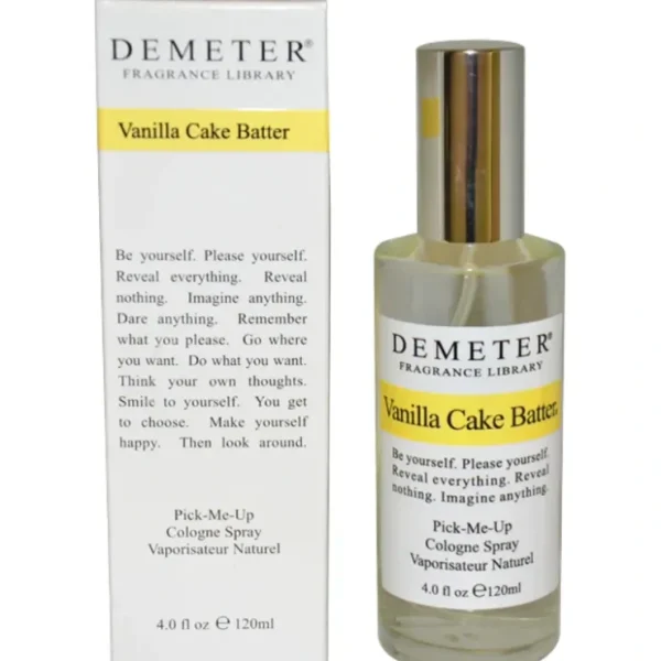 Vanilla Cake Batter by Demeter for Women - 4 oz Cologne Spray - Fresh Bloom Skin - Premium Skincare Solutions for Nourished, Hydrated, and Radiant Skin Every Day