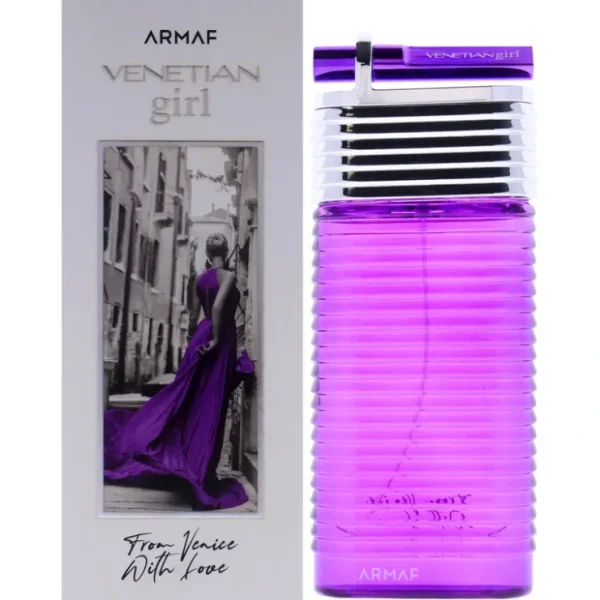 Venetian Girl From Venice With Love by Armaf for Women - 3.4 oz EDP Spray - Fresh Bloom Skin - Premium Skincare Solutions for Nourished, Hydrated, and Radiant Skin Every Day