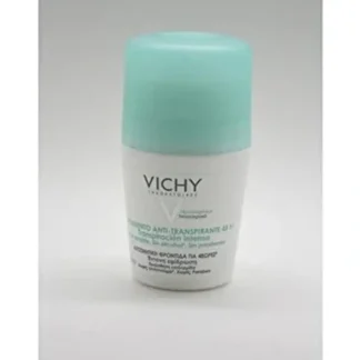 Vichy Antiperspirant Deodorant Roll-On 48h - For Women and Men - Alcohol and Fragrance Free 50ml - Fresh Bloom Skin - Premium Skincare Solutions for Nourished, Hydrated, and Radiant Skin Every Day