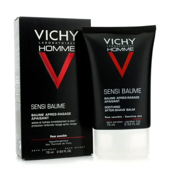 Vichy Homme Soothing After-Shave Balm (For Sensitive Skin) 75ml/2.53oz - Fresh Bloom Skin - Premium Skincare Solutions for Nourished, Hydrated, and Radiant Skin Every Day