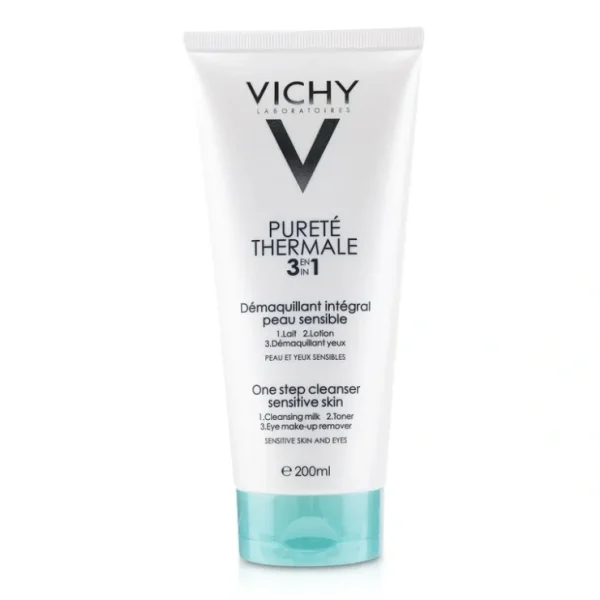 Vichy Purete Thermale 3 In 1 One Step Cleanser (For Sensitive Skin) (Exp. Date 09/2022) 200ml/6.76oz - Fresh Bloom Skin - Premium Skincare Solutions for Nourished, Hydrated, and Radiant Skin Every Day