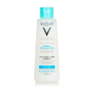 Vichy Purete Thermale Mineral Micellar Milk - For Dry Skin (Exp. Date: 12/2022) 200ml/6.7oz - Fresh Bloom Skin - Premium Skincare Solutions for Nourished, Hydrated, and Radiant Skin Every Day