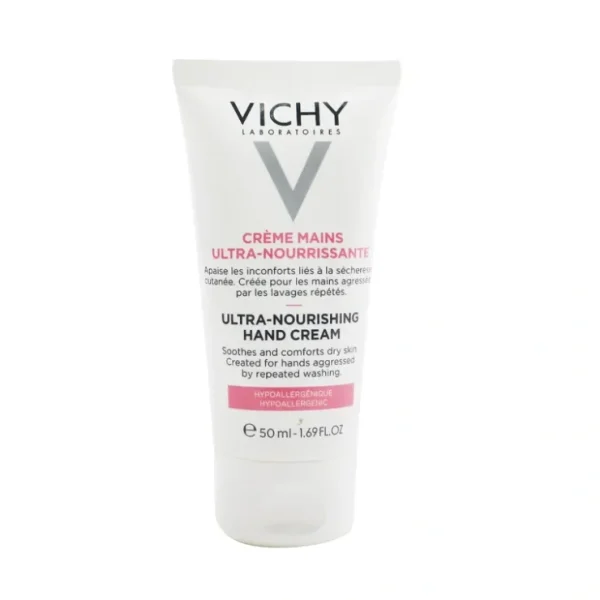 Vichy Ultra-Nourishing Hand Cream 50ml/1.69oz - Fresh Bloom Skin - Premium Skincare Solutions for Nourished, Hydrated, and Radiant Skin Every Day