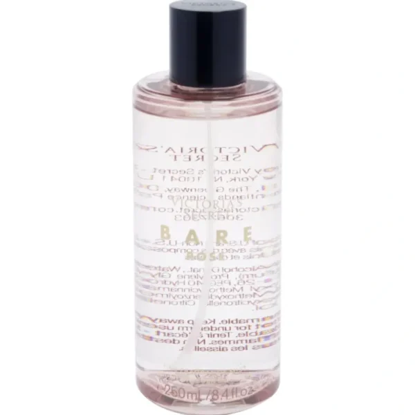 Victoria's Secret Bare Rose by Victorias Secret for Women - 8.4 oz Fragrance Mist - Fresh Bloom Skin - Premium Skincare Solutions for Nourished, Hydrated, and Radiant Skin Every Day