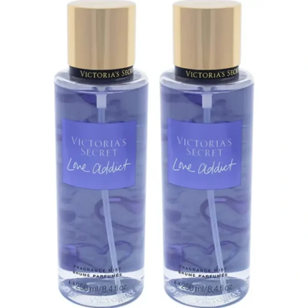Victorias Secret Love Addict by Victorias Secret for Women - 8.4 oz Fragrance Mist - Pack of 2 - Fresh Bloom Skin - Premium Skincare Solutions for Nourished, Hydrated, and Radiant Skin Every Day