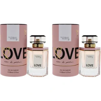 Victorias Secret Love by Victorias Secret for Women - 1.7 oz EDP Spray - Pack of 2 - Fresh Bloom Skin - Premium Skincare Solutions for Nourished, Hydrated, and Radiant Skin Every Day