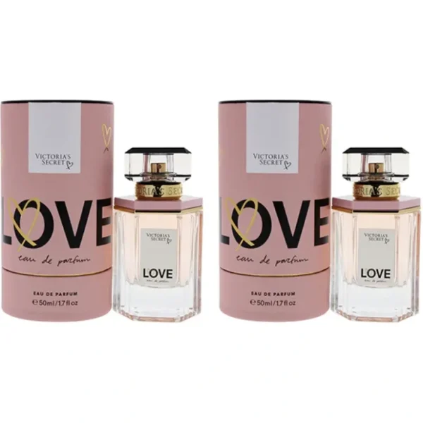 Victorias Secret Love by Victorias Secret for Women - 1.7 oz EDP Spray - Pack of 2 - Fresh Bloom Skin - Premium Skincare Solutions for Nourished, Hydrated, and Radiant Skin Every Day