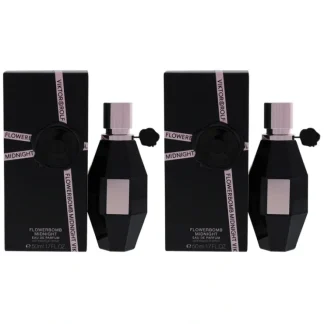 Viktor & Rolf Flowerbomb Midnight by Viktor and Rolf for Women - 1.7 oz EDP Spray - Pack of 2 - Fresh Bloom Skin - Premium Skincare Solutions for Nourished, Hydrated, and Radiant Skin Every Day