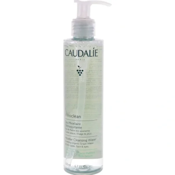 Vinoclean Micellar Cleansing Water by Caudalie for Women - 6.7 oz Cleanser - Fresh Bloom Skin - Premium Skincare Solutions for Nourished, Hydrated, and Radiant Skin Every Day