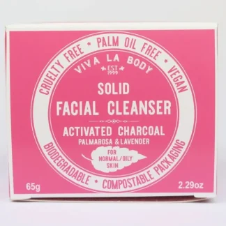 Viva La Body Facial Cleanser Activated Charcoal For Normal To Oily Skin 22g Bar - Fresh Bloom Skin - Premium Skincare Solutions for Nourished, Hydrated, and Radiant Skin Every Day