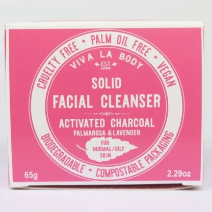 Viva La Body Facial Cleanser Activated Charcoal For Normal To Oily Skin 22g Bar - Fresh Bloom Skin - Premium Skincare Solutions for Nourished, Hydrated, and Radiant Skin Every Day