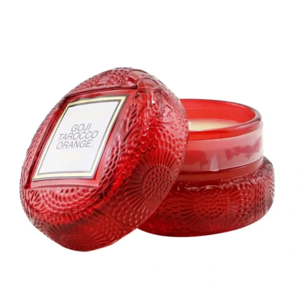 Voluspa Macaron Candle - Goji Tarocco Orange 51g/1.8oz - Fresh Bloom Skin - Premium Skincare Solutions for Nourished, Hydrated, and Radiant Skin Every Day