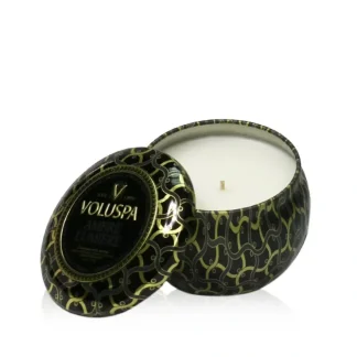 Voluspa Mini Tin Candle - Ambre Lumiere 113g/4oz - Fresh Bloom Skin - Premium Skincare Solutions for Nourished, Hydrated, and Radiant Skin Every Day