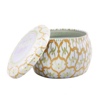Voluspa Mini Tin Candle - Italian Bellini 113g/4oz - Fresh Bloom Skin - Premium Skincare Solutions for Nourished, Hydrated, and Radiant Skin Every Day